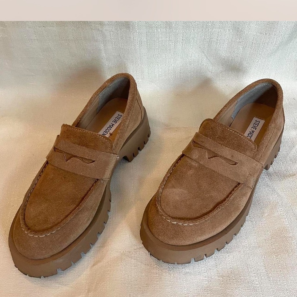 Steve Madden suede loafers